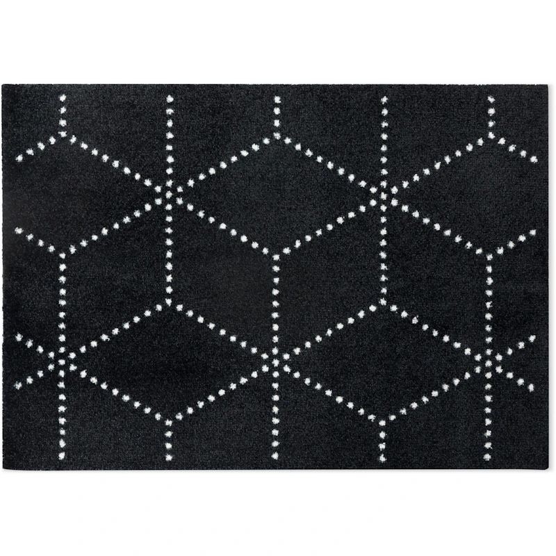 Hagl Dørmåtte 60x85 cm, Sort