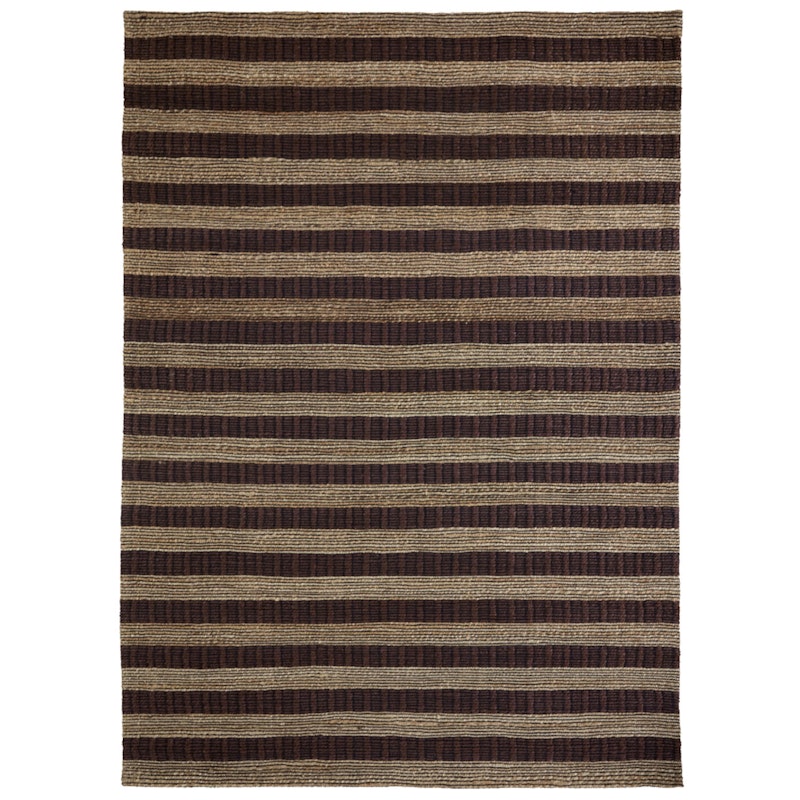Block Tæppe 160x203 cm, Brunt/Natur