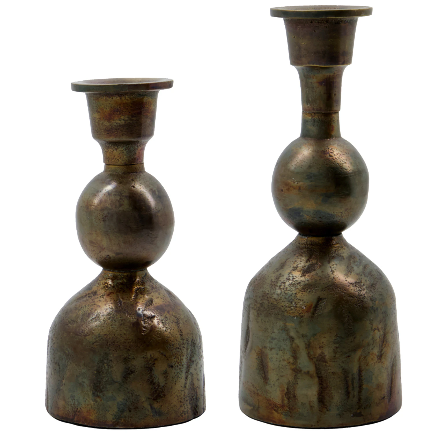 House Doctor Cast Lysestage Antik Messing - Fyrfadsstager Aluminium Antique Brass - 900000518