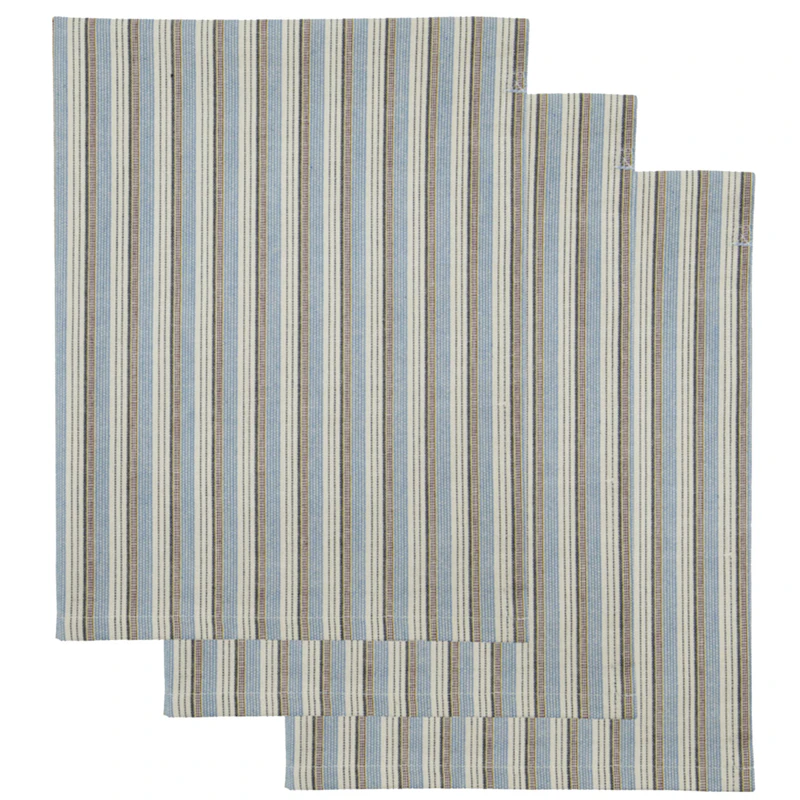 Cook Viskestykke 55x75 cm 4-pak, Blåt/Sand