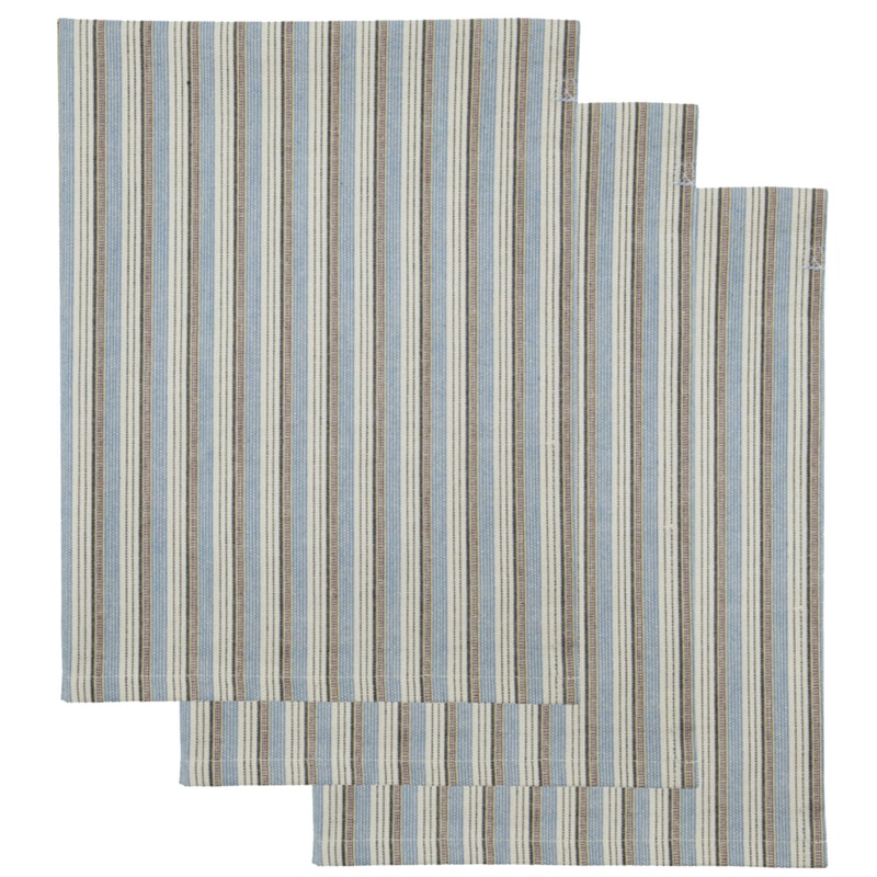 Cook Viskestykke 55x75 cm 4-pak, Blåt/Sand