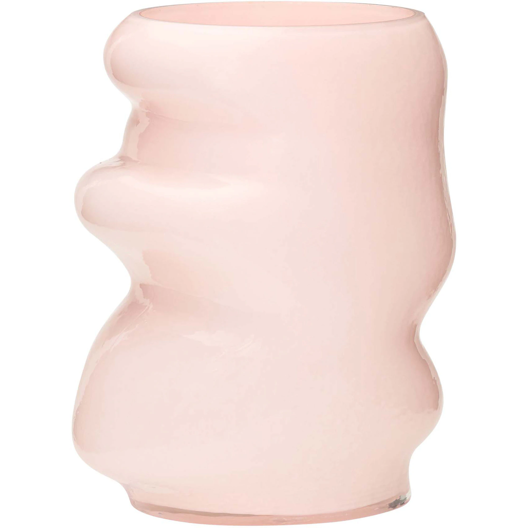 H&uuml;bsch Lote Vase - Vaser Glas Rosa - 662115