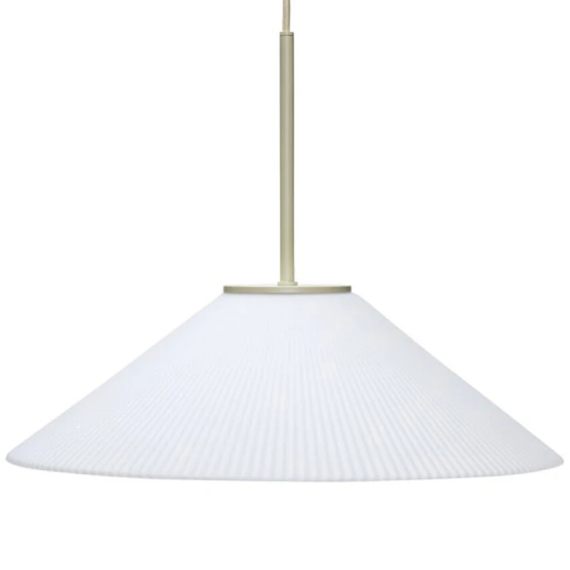 Solid Pendant Lamp Ø44 cm, White/Sand