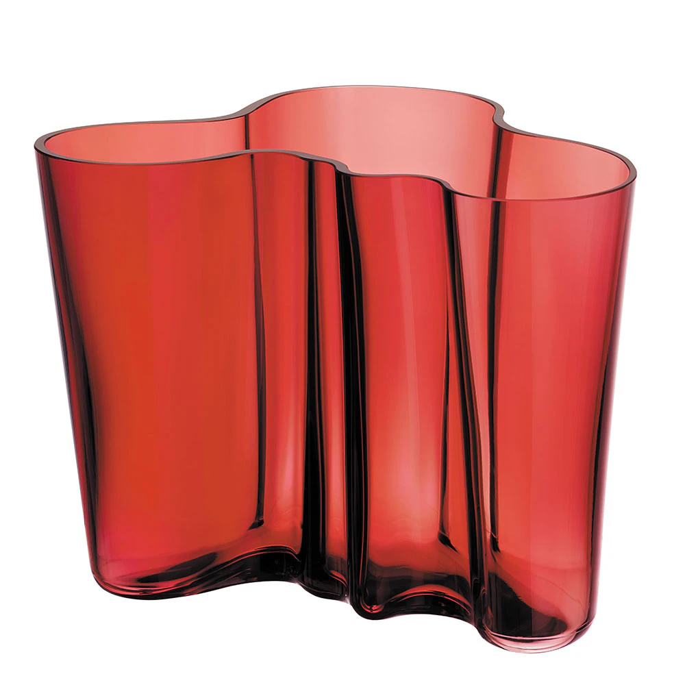 Iittala Aalto Vase 16 Cm - Vaser Glas R&oslash;d - 1014338