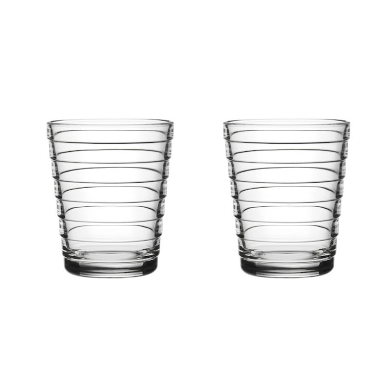 Aino Aalto Drikkeglas 22 cl 2-pak, Klart