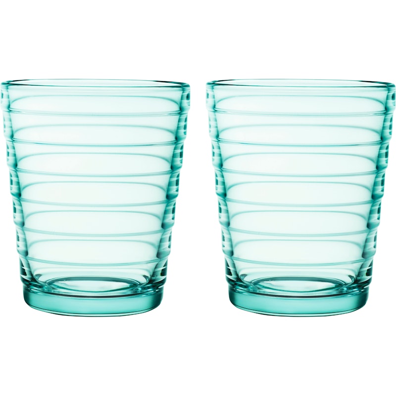 Aino Aalto Drikkeglas 22 cl 2-pak, Water Green