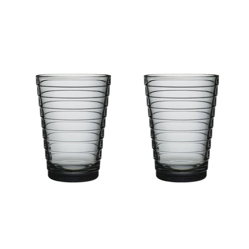 Aino Aalto Glas 33cl 2 Stk, Grå