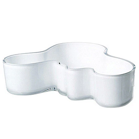 Iittala Alvar Aalto Sk&aring;l Opal - Dessertsk&aring;le Hvid - 1007036