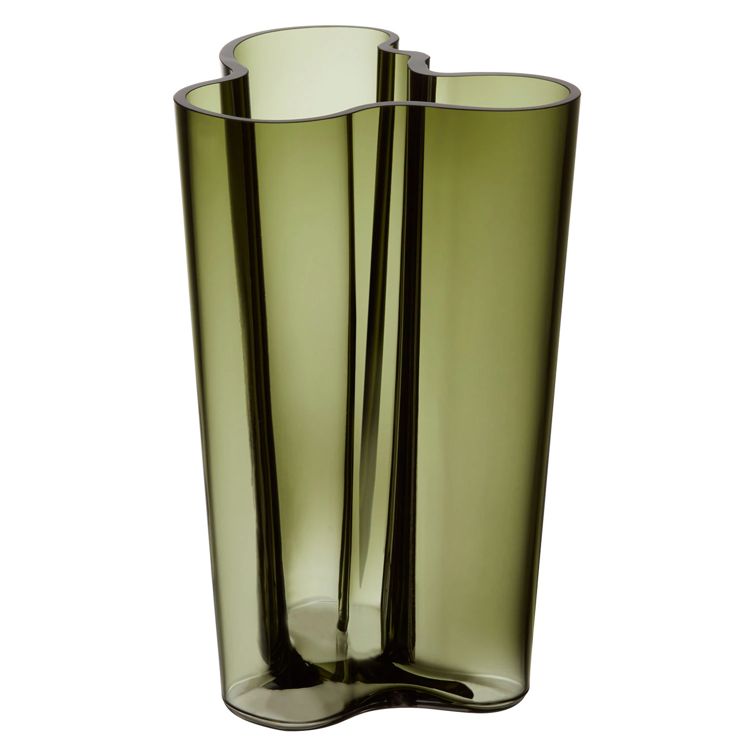 Iittala Alvar Aalto Vase 25,1 Cm Moss Green - Vaser Glas Mosgr&oslash;n - 1025668