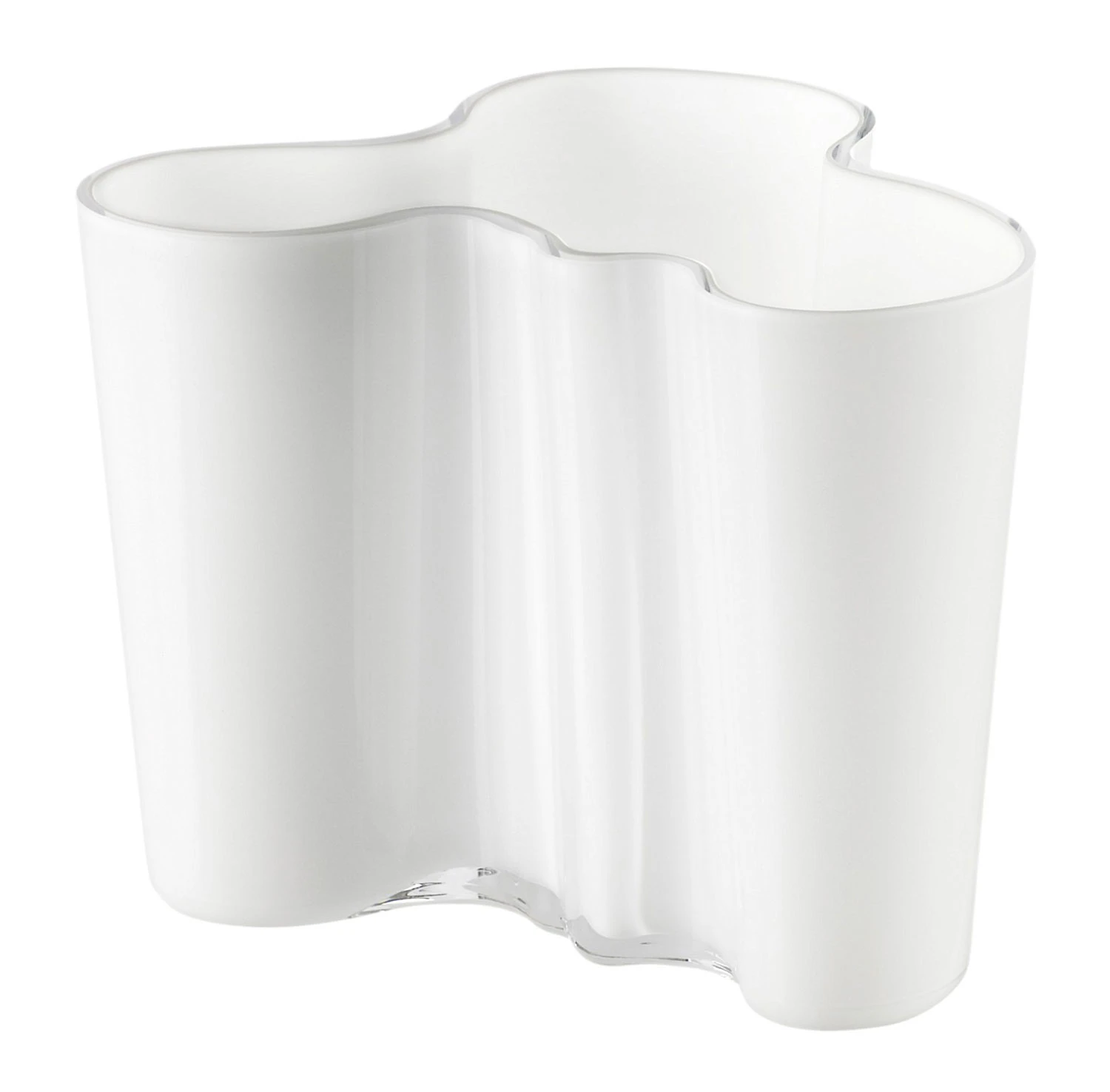 Iittala Alvar Aalto Vase Opal - Vaser Mundbl&aelig;st Glas Hvid - 1007040
