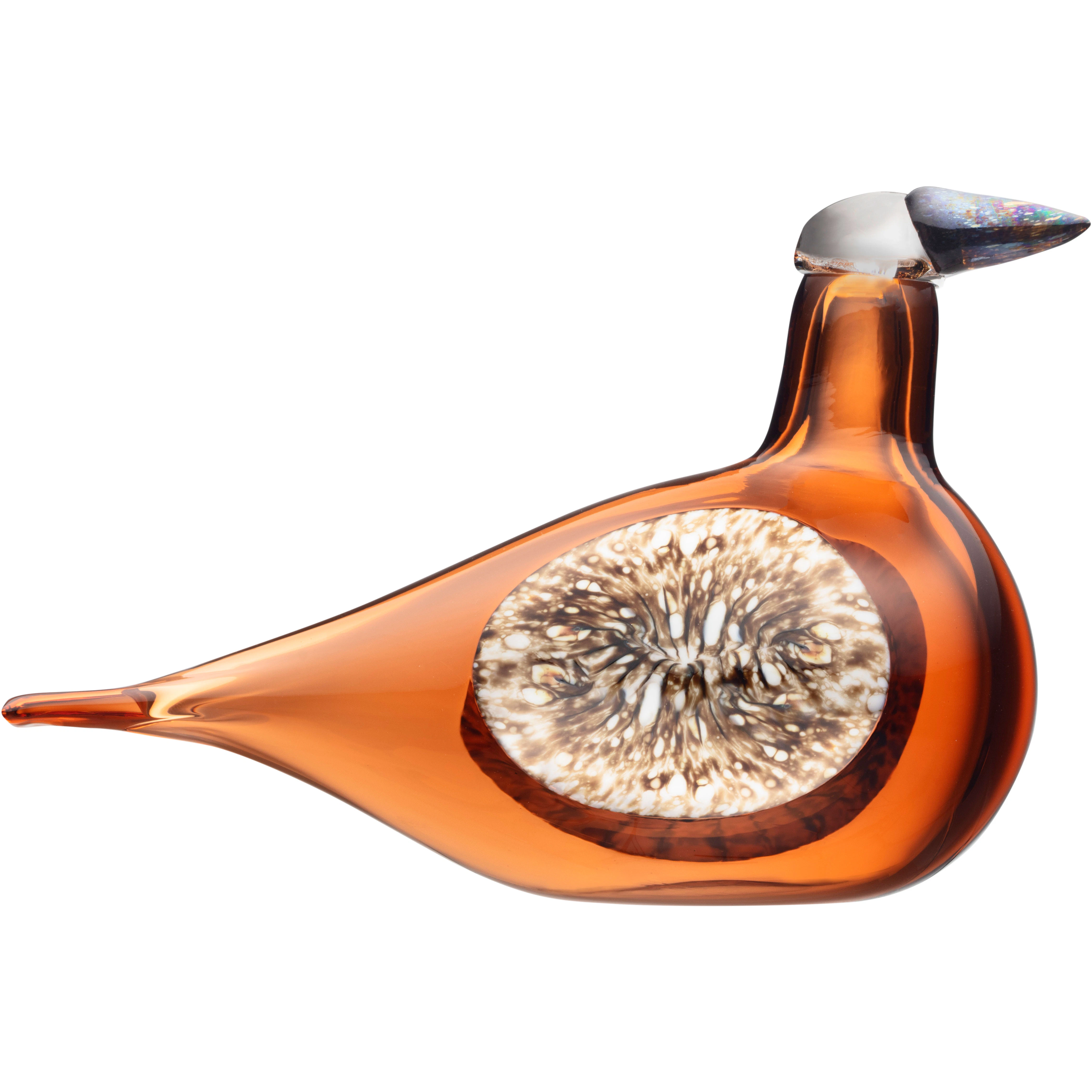 Iittala &Aring;rsfugl 2026 Lakla - Kunstglas Mundbl&aelig;st Glas Orange - 1084756