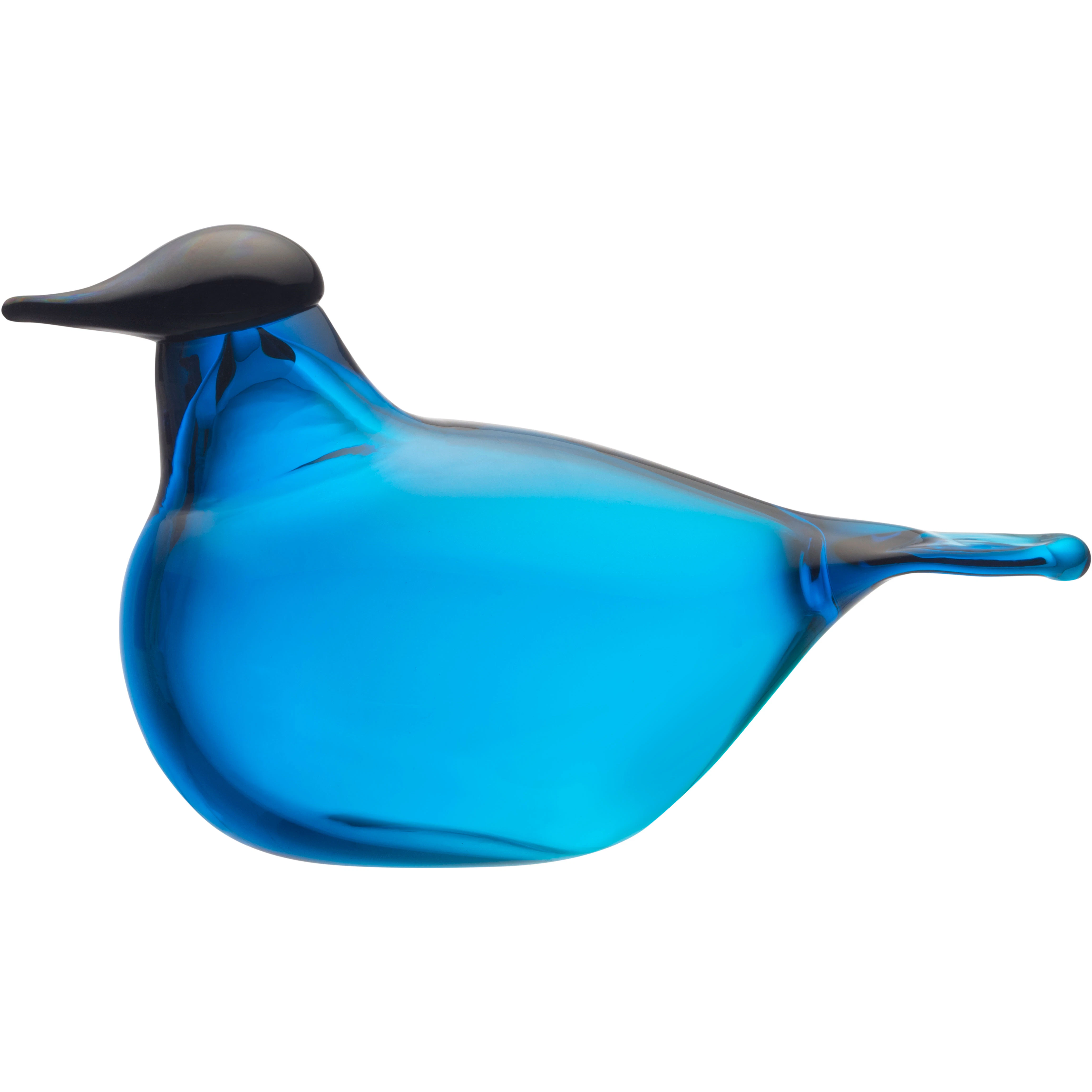 Iittala Chiffchaff Glasfugl - Kunstglas Mundbl&aelig;st Glas Turkis - 1084759