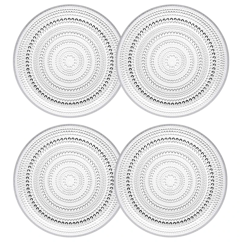 Kastehelmi Tallerken Klar 24,8 cm, 4 Stk