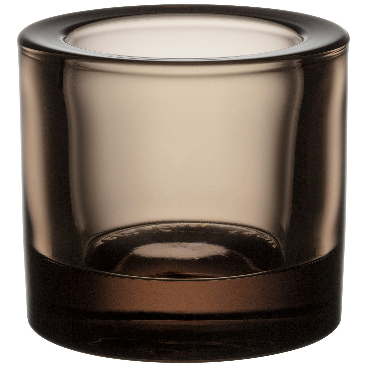 Iittala Kivi Fyrfadsstage 6 Cm - Fyrfadsstager Glas Linen - 1062235