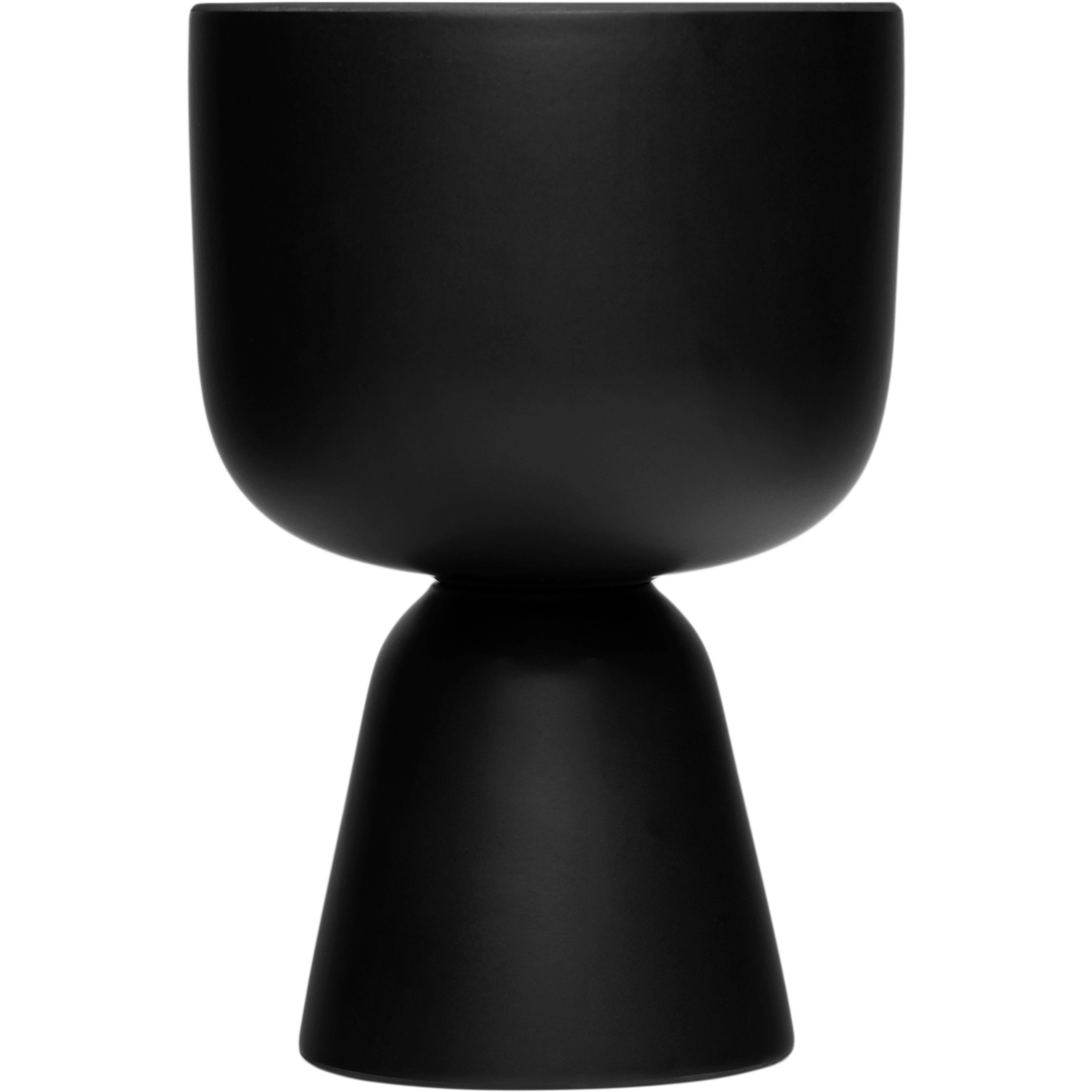 Iittala Nappula Krukke 23x15 Cm - Krukker Keramik Sort - 1084100