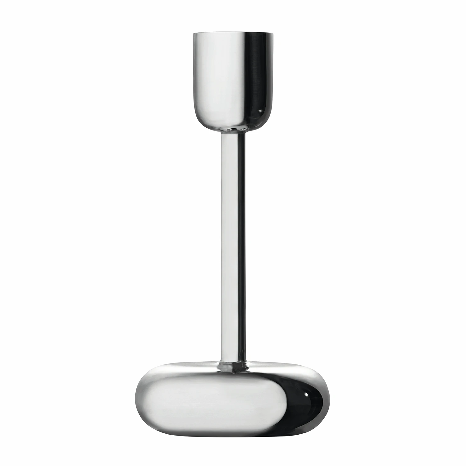 Iittala Nappula Lysestage 183 Mm - Lysestager St&aring;l - 1023319