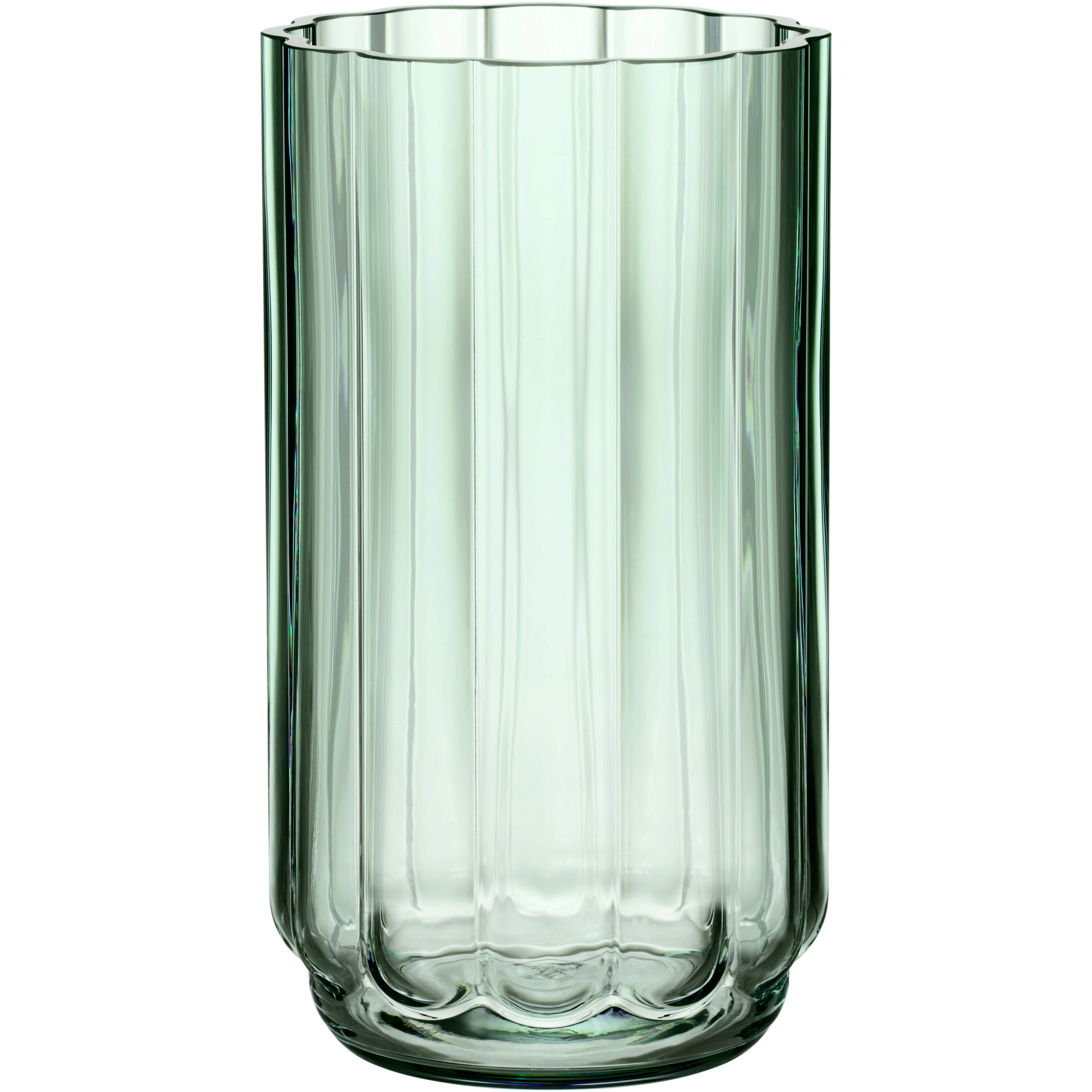 Iittala Play Vase 180 Mm Light Green - Vaser Mundbl&aelig;st Glas Lysegr&oslash;n - 1074636