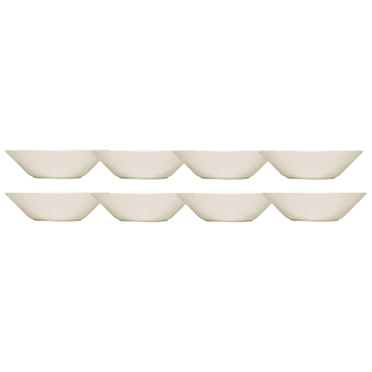 Iittala Teema Sk&aring;l 21 Cm 8 Stk - Serveringssk&aring;le Porcel&aelig;n Hvid - 1005921-8pack