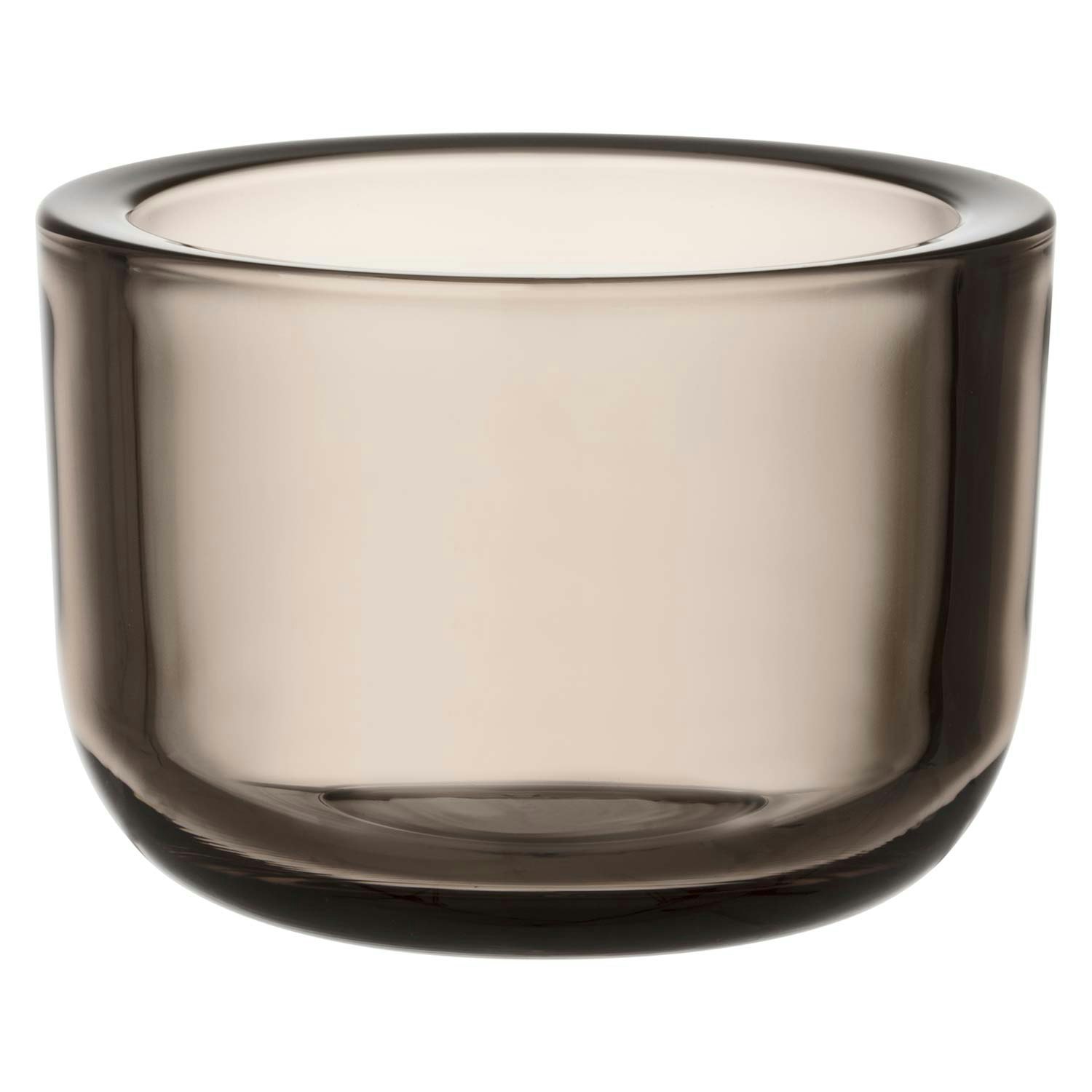 Iittala Valkea Lysestage 6 Cm H&oslash;r - Fyrfadsstager Glas Linen - 1051332