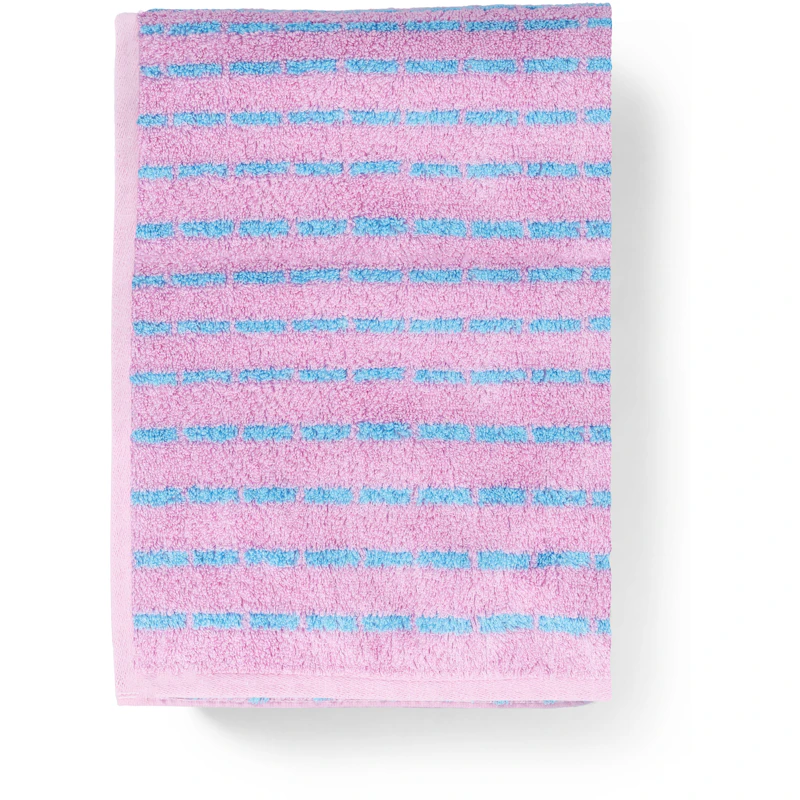 Nuance Håndklæde 50x100 cm, Lyseblåt/Rosa