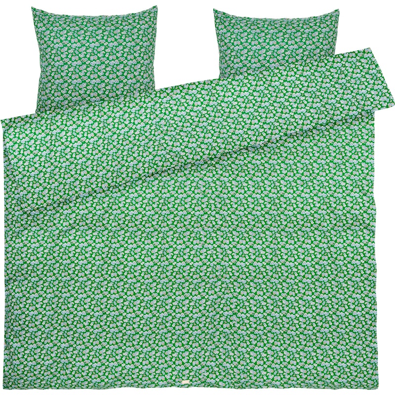 Pleasantly Sengesæt 200x220 + 60x63 cm, Grønt