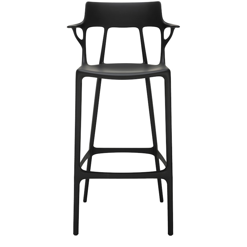 A.I. Barstol Genanvendt 75 cm, Sort
