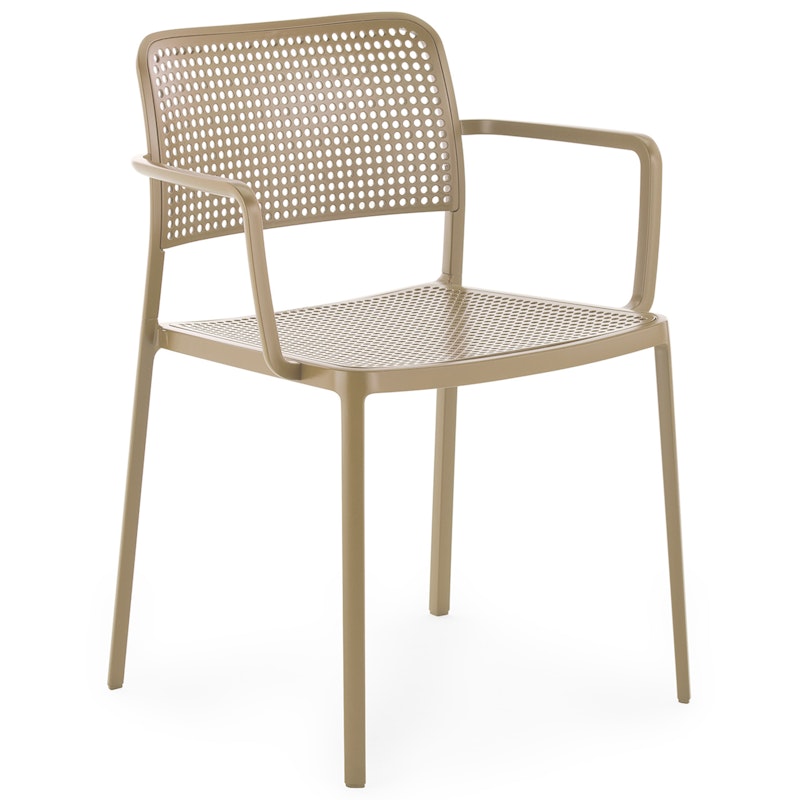 Audrey Stol Med Armlæn Udendørs, Beige
