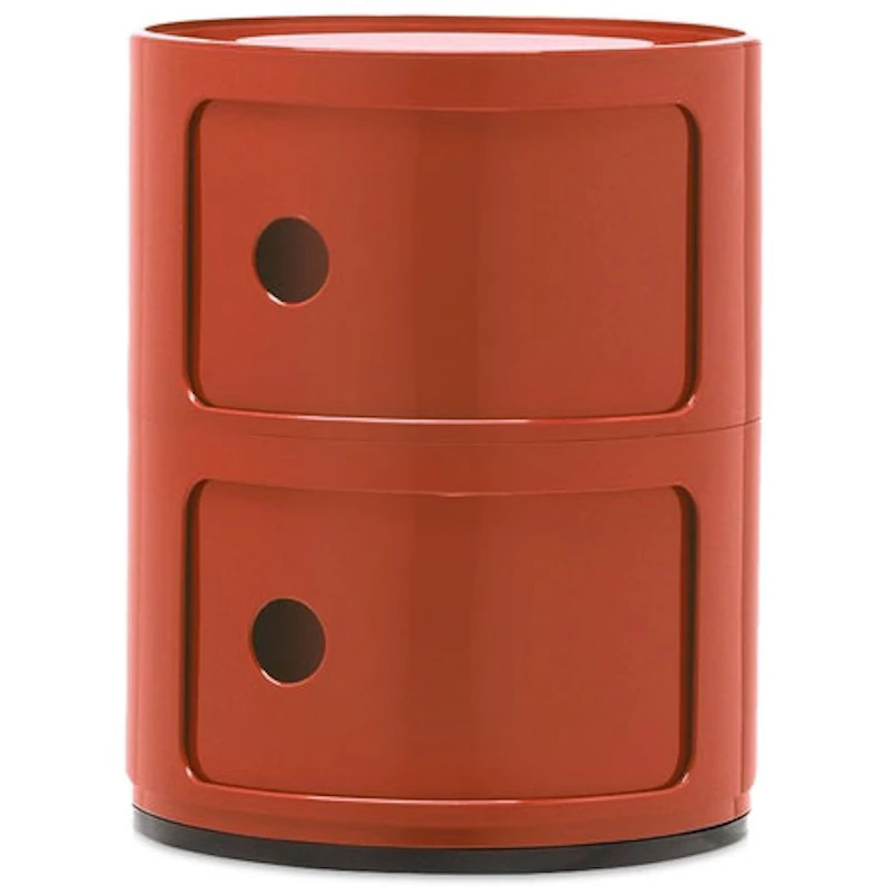 Componibili Classic Opbevaring Med 2 Rum, Orange