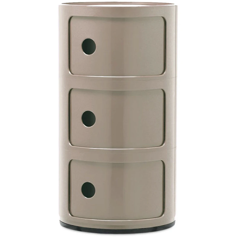 Componibili Classic Opbevaring Med 3 Rum, Dove Grey