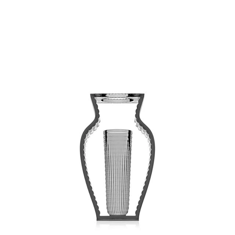 I Shine Vase Røget Grå