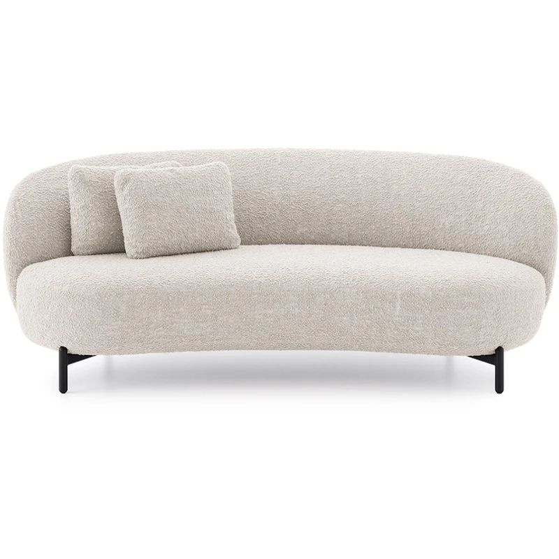 Lunam Curly Sofa, Hvid
