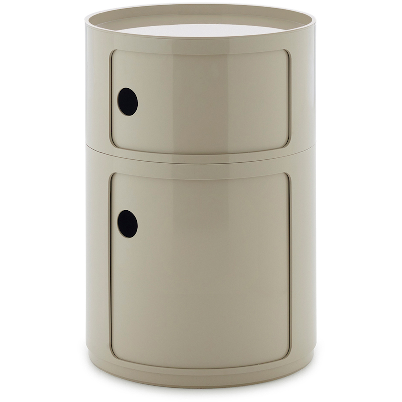 Componibili New Big Opbevaring Med 2 Rum, Dove Grey