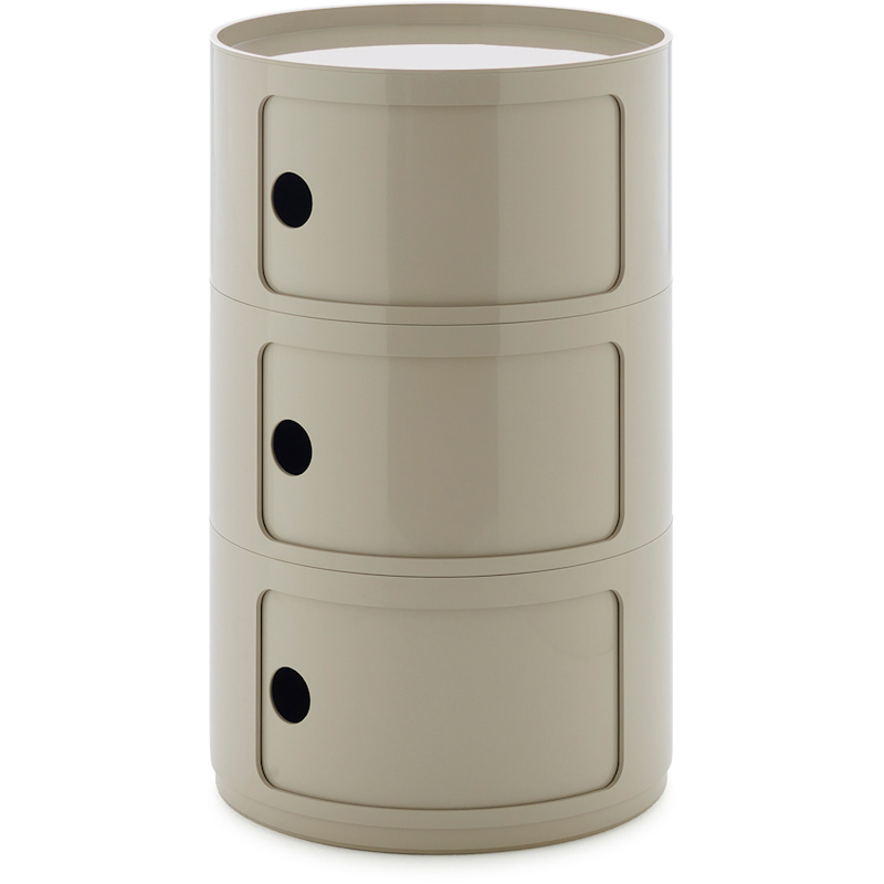 Componibili New Big Opbevaring Med 3 Rum, Dove Grey