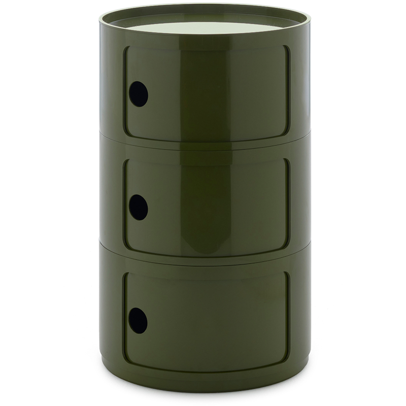 Componibili New Big Opbevaring Med 3 Rum, Grøn