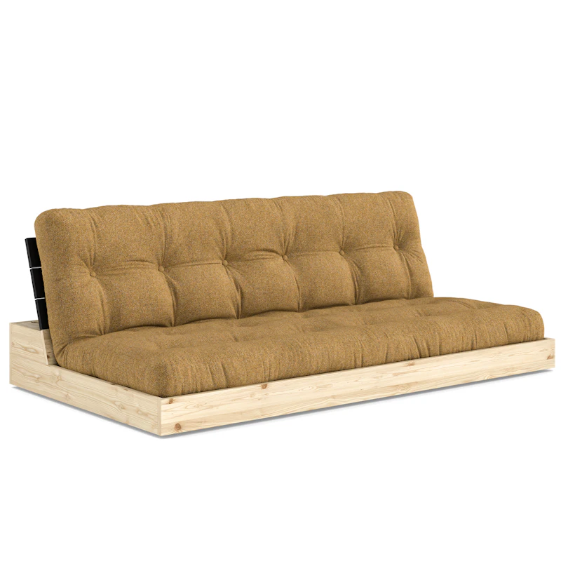 Base Sofa Bed, Black Night / Golden Ochre