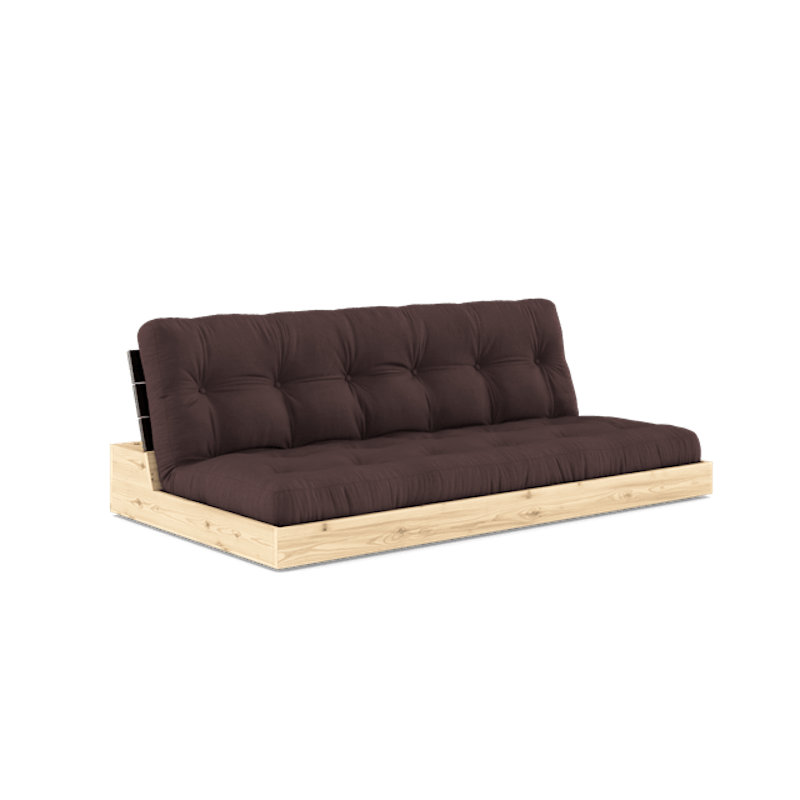 Base Sovesofa Med 5-Lags Madras Black Night/Brun