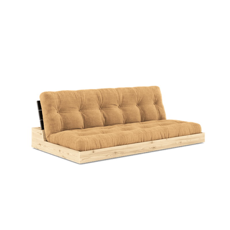 Base Sovesofa Med 5-Lags Madras Black Night/Fudge Brown