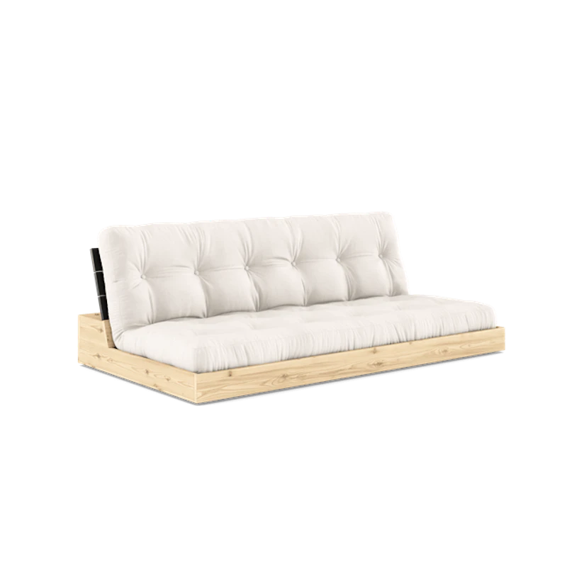 Base Sovesofa Med 5-Lags Madras Black Night/Natural