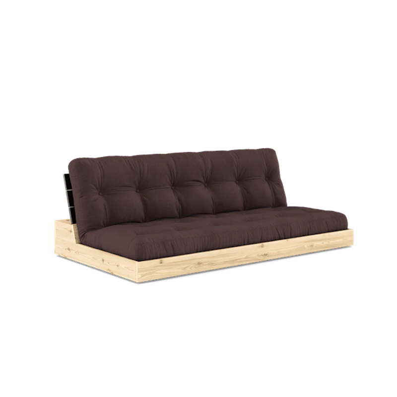Base Sovesofa Med 5-Lags Madras Black Night/Brun