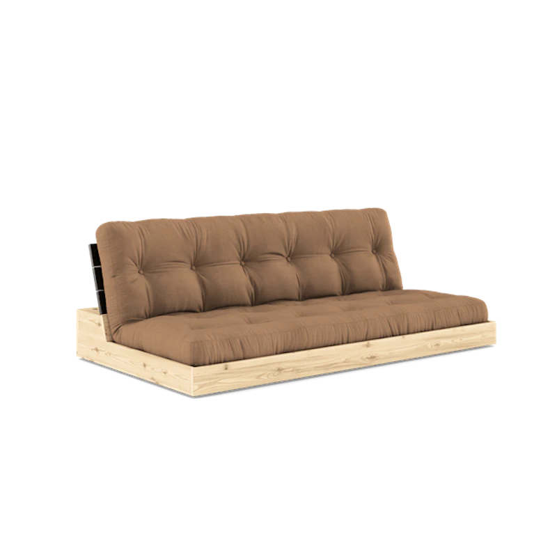 Base Sovesofa Med 5-Lags Madras Black Night/Mocca
