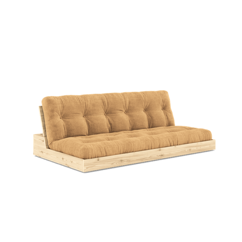 Base Sovesofa Med 5-Lags Madras Klar/Fudge Brown