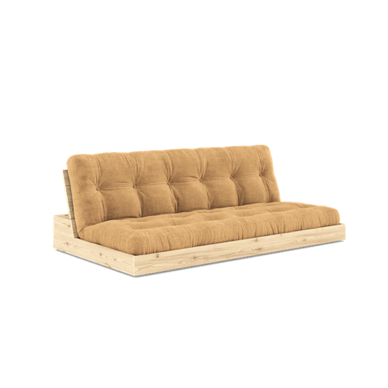 Base Sovesofa Med 5-Lags Madras Klar/Fudge Brown