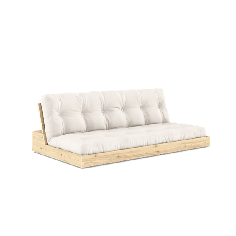 Base Sovesofa Med 5-Lags Madras Klar/Natural