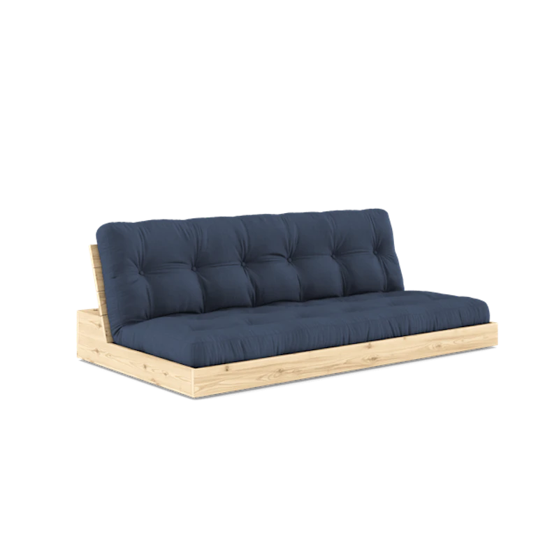 Base Sovesofa Med 5-Lags Madras Klar/Navy