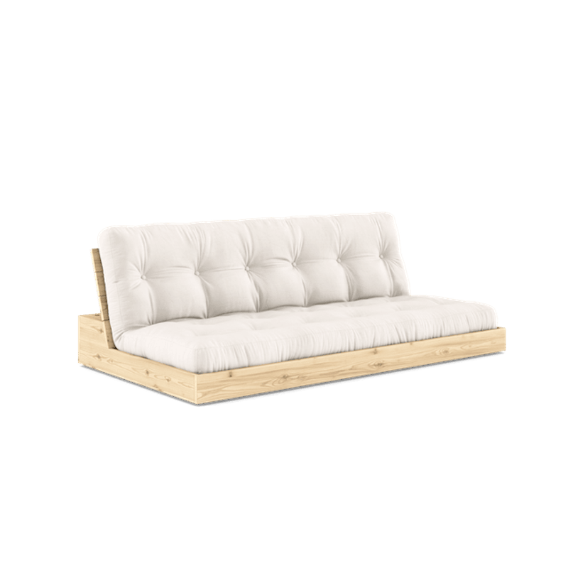 Base Sovesofa Med 5-Lags Madras Klar/Natural