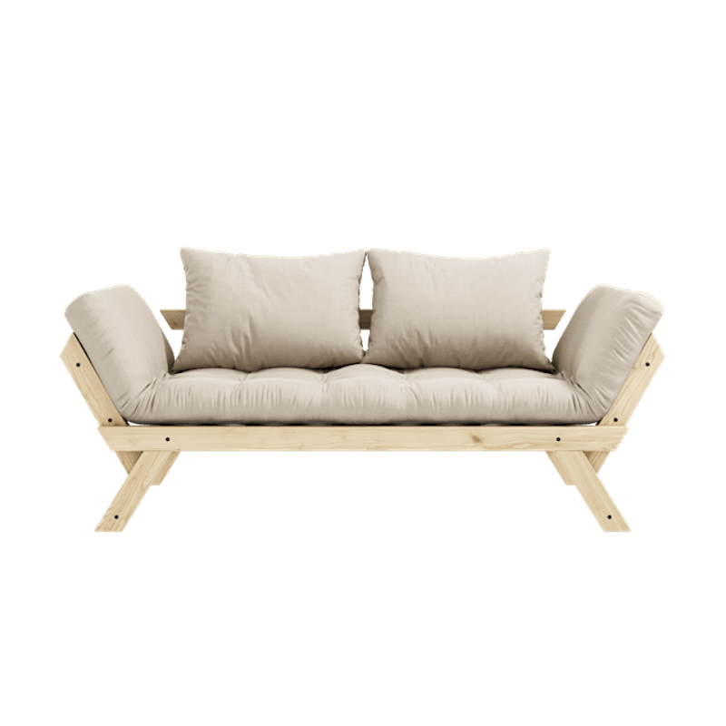 Bebop Sofa Med 4-Lags Madras 747 Beige/Raw