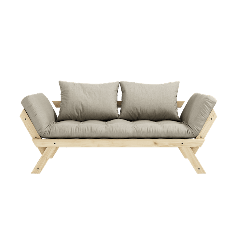 Bebop Sofa Med 4-Lags Madras 914 Linen/Raw