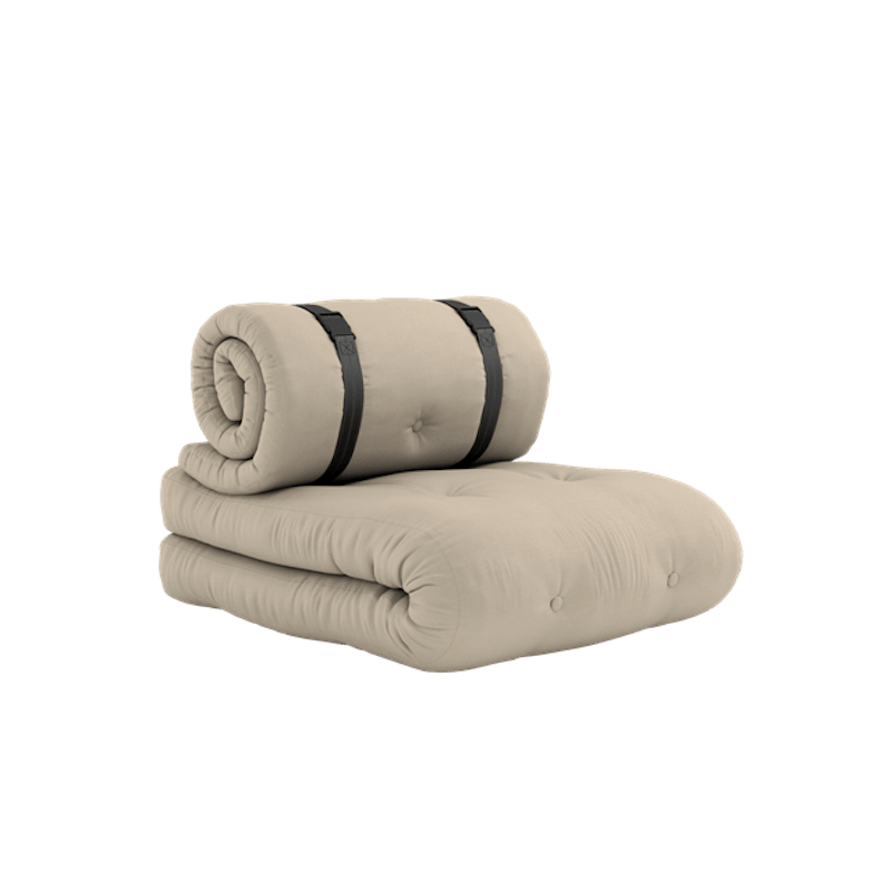 Buckle-Up Lænestol M. Madras & Bælte Udendørs 402 Beige/Sort