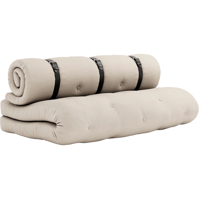 Buckle-Up Sofa Med Bælte, Beige / Brun