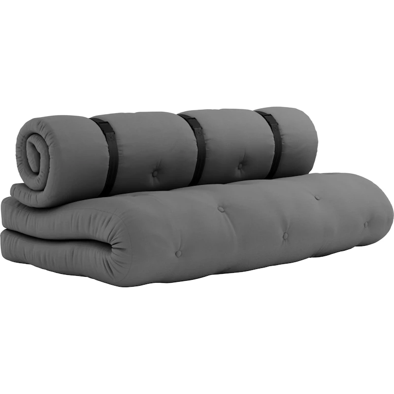 Buckle-Up Sofa Med Bælte Udendørs, Mørkegrå / Sort
